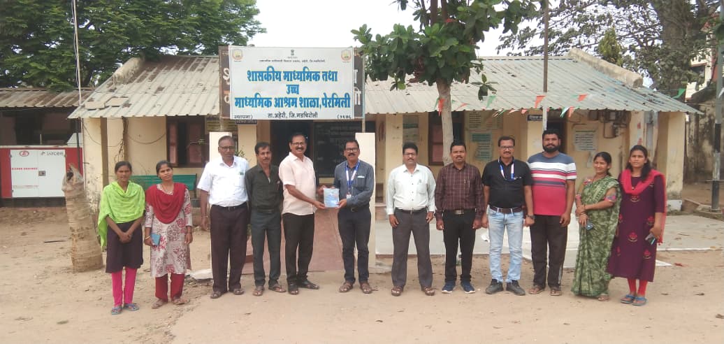 शासकिय माध्यमिकआश्रम शाळा पेरमिली. अंधश्रध्दे पासुन विद्यार्थांनी दुर रहावे- रामभाऊ डोंगरे अनिस