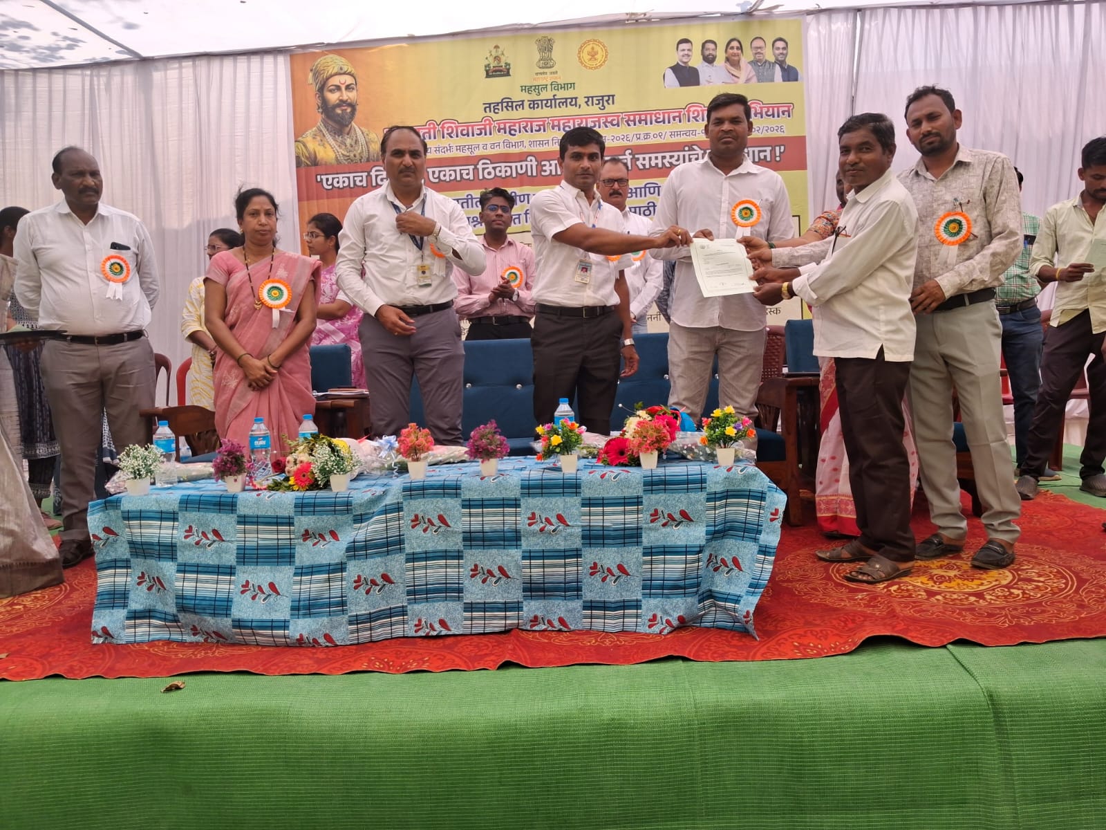 विरुर स्टेशन येथे छत्रपती शिवाजी महाराज समाधान शिबिर संपन्न;२० गावांतील नागरिकांचा उत्स्फूर्त प्रतिसाद